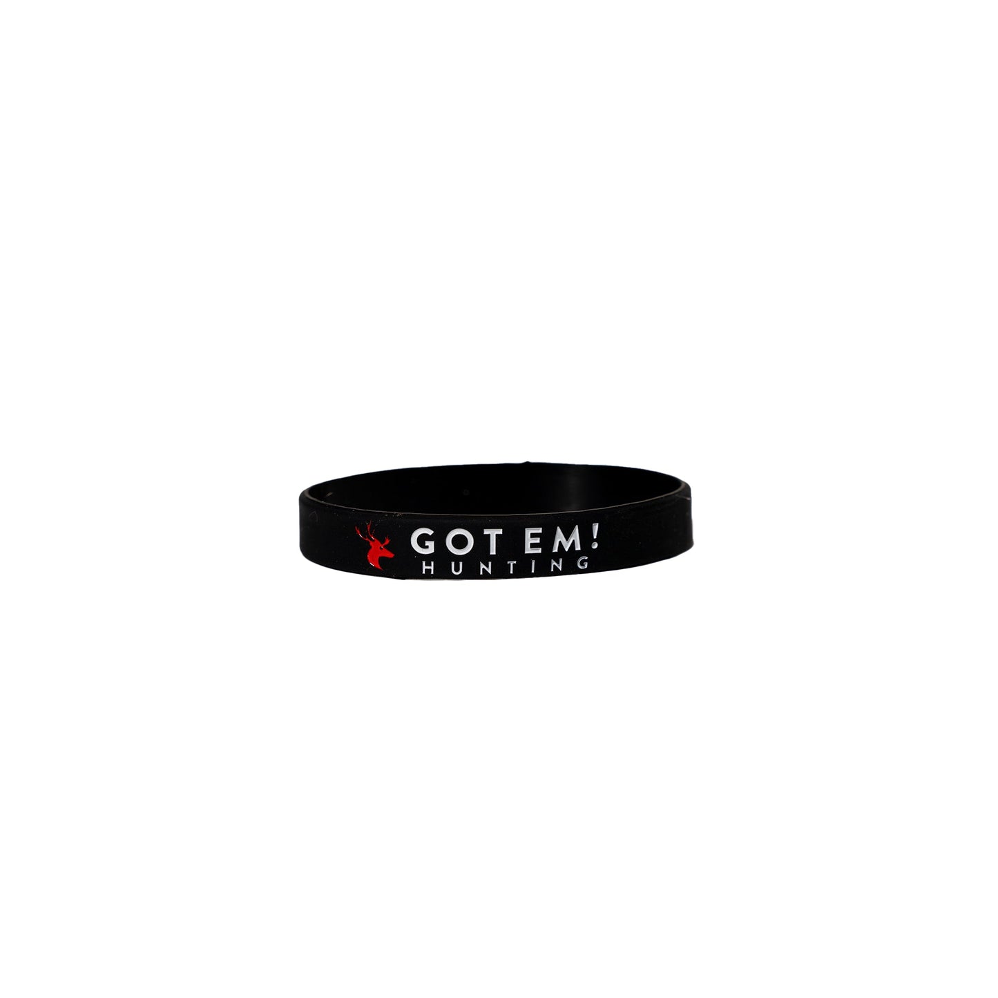 GOT EM! Hunting Silicone Wristband - Black