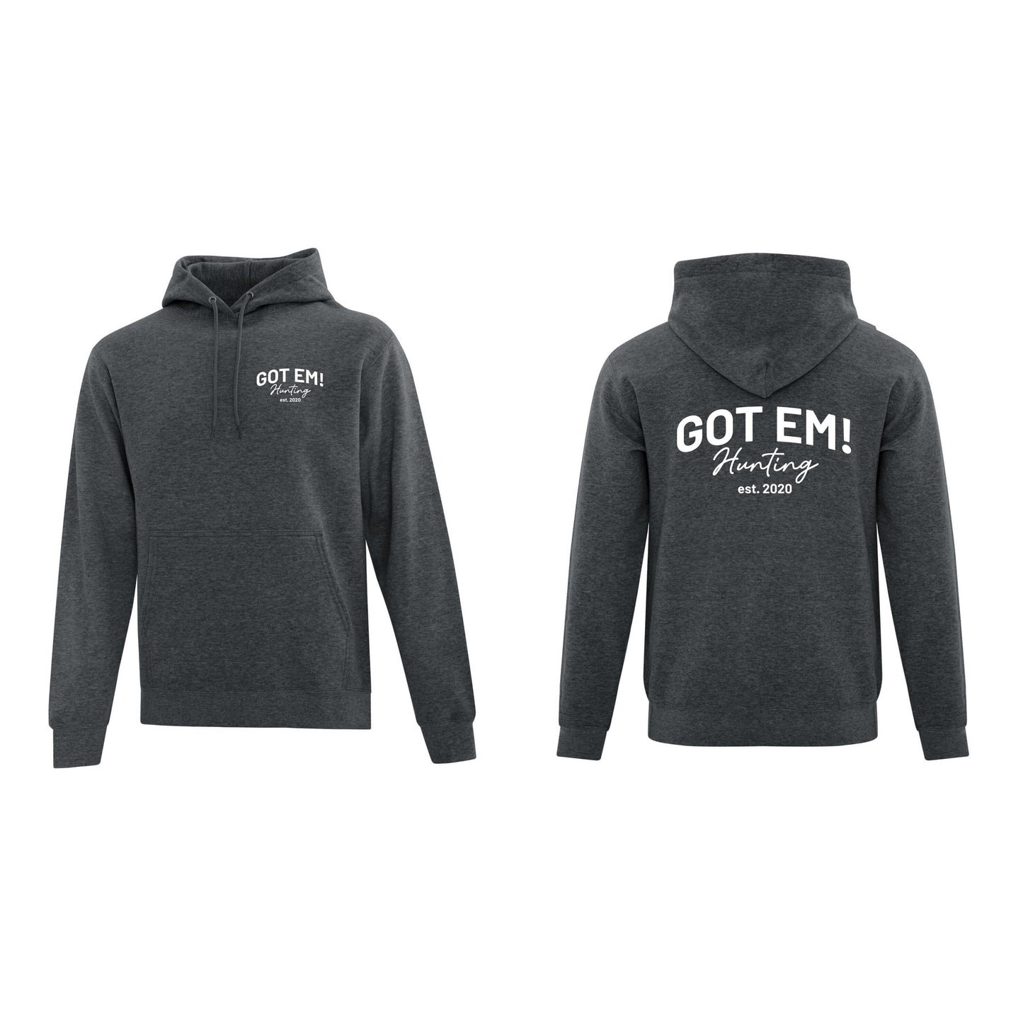 GOT EM! Hunting Logo Hoodie (Charcoal Grey)